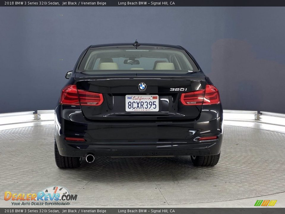 2018 BMW 3 Series 320i Sedan Jet Black / Venetian Beige Photo #4