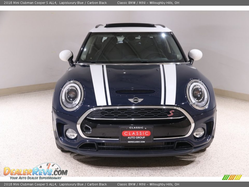 2018 Mini Clubman Cooper S ALL4 Lapisluxury Blue / Carbon Black Photo #2