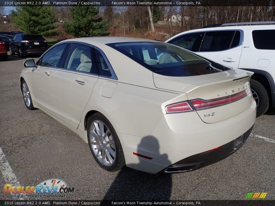 Platinum Dune 2016 Lincoln MKZ 2.0 AWD Photo #2