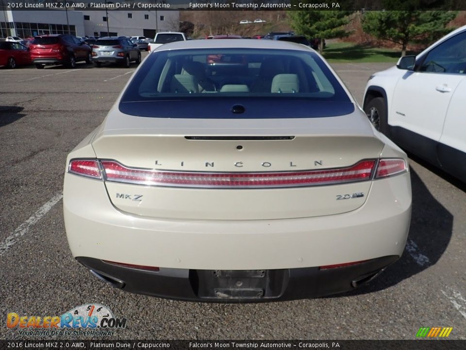 2016 Lincoln MKZ 2.0 AWD Platinum Dune / Cappuccino Photo #3