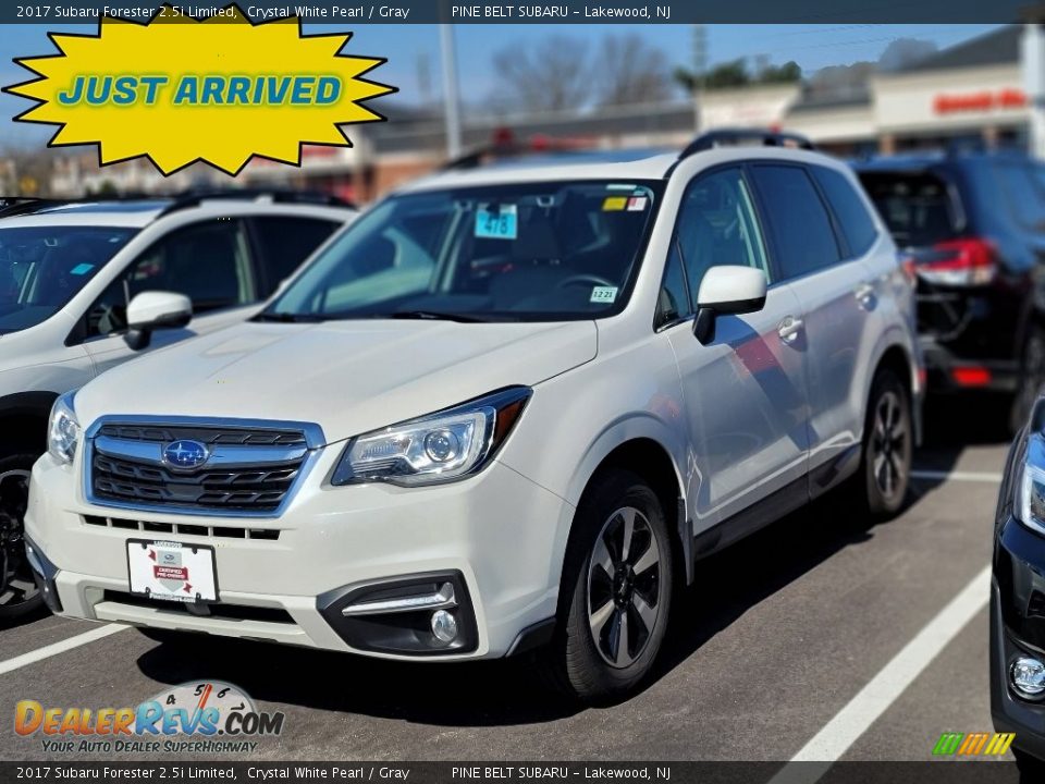 2017 Subaru Forester 2.5i Limited Crystal White Pearl / Gray Photo #1