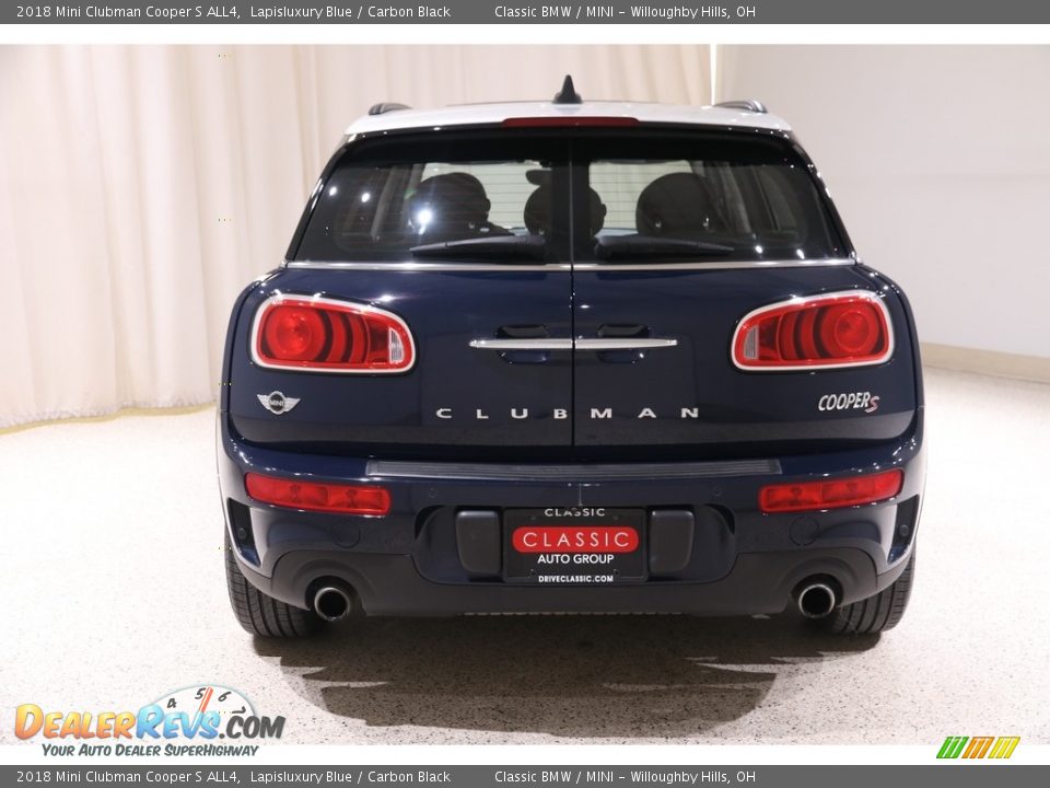 2018 Mini Clubman Cooper S ALL4 Lapisluxury Blue / Carbon Black Photo #18