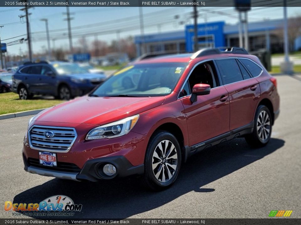 2016 Subaru Outback 2.5i Limited Venetian Red Pearl / Slate Black Photo #1