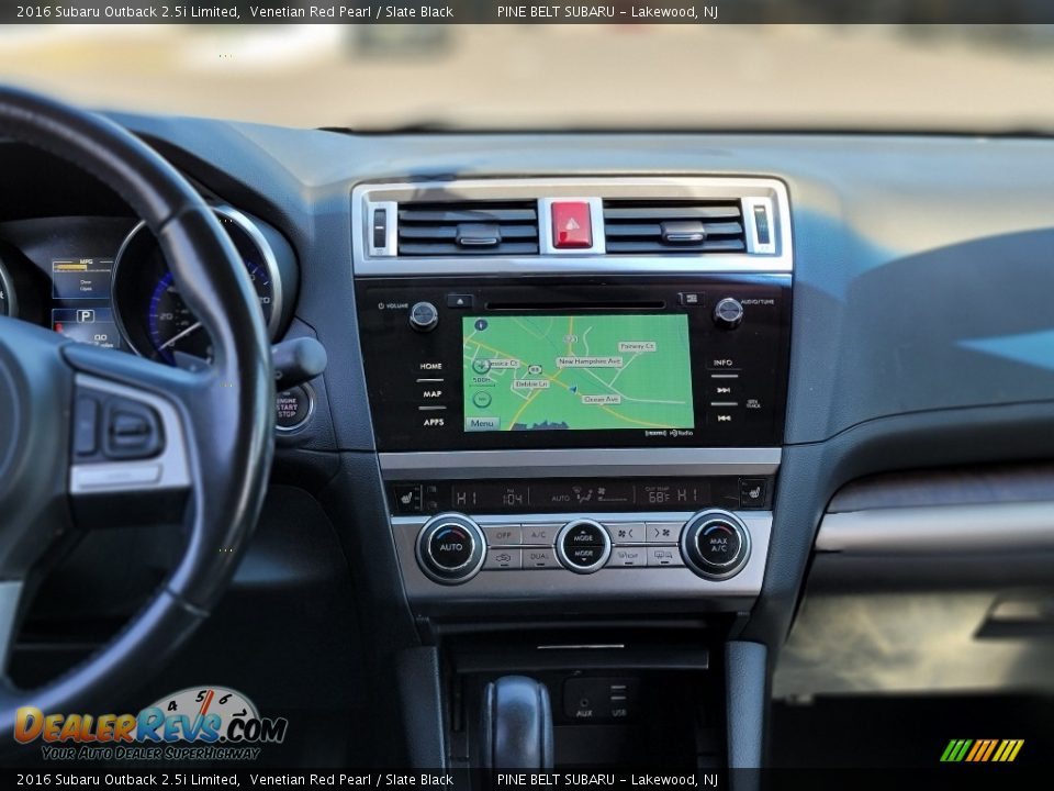 2016 Subaru Outback 2.5i Limited Venetian Red Pearl / Slate Black Photo #4