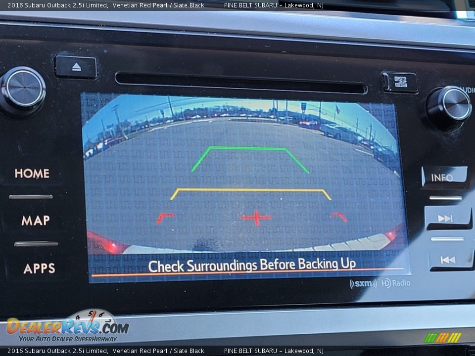 2016 Subaru Outback 2.5i Limited Venetian Red Pearl / Slate Black Photo #9