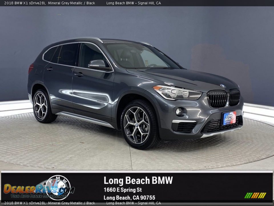 2018 BMW X1 sDrive28i Mineral Grey Metallic / Black Photo #1