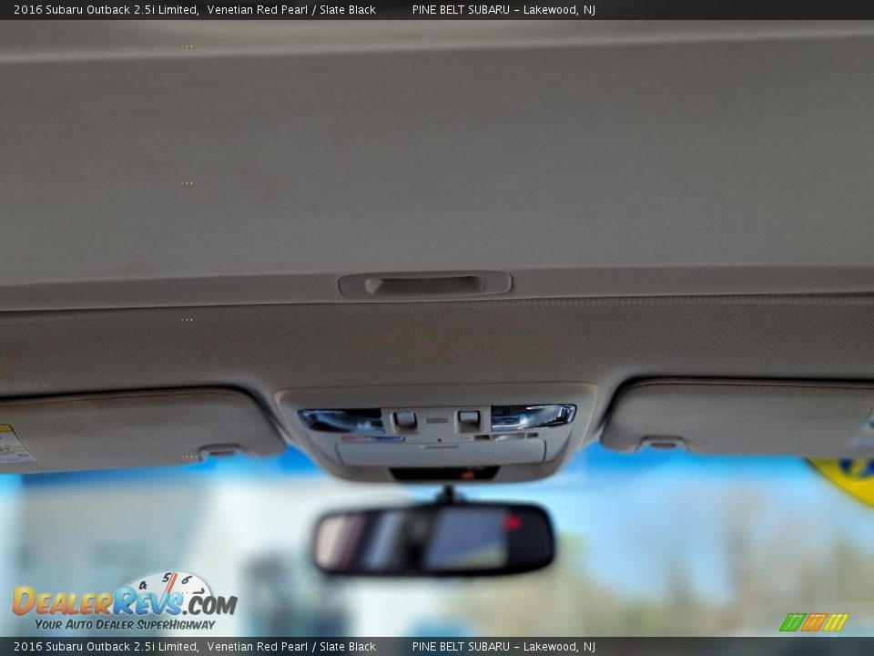 2016 Subaru Outback 2.5i Limited Venetian Red Pearl / Slate Black Photo #12