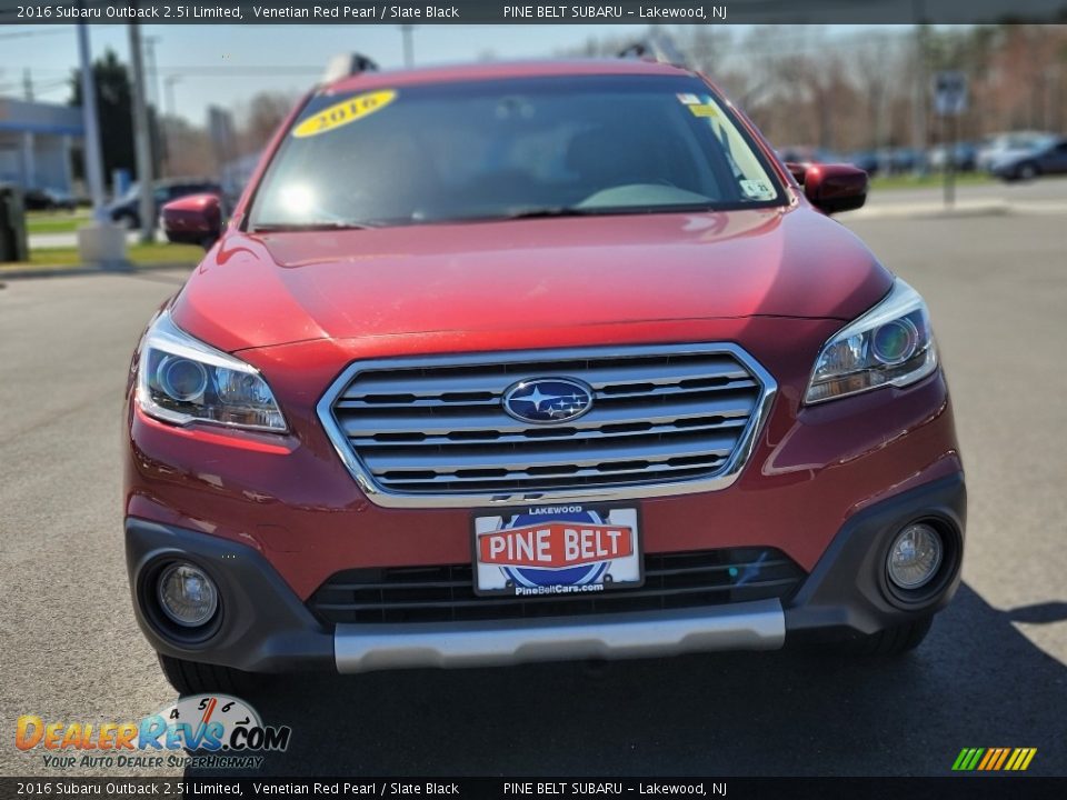2016 Subaru Outback 2.5i Limited Venetian Red Pearl / Slate Black Photo #17