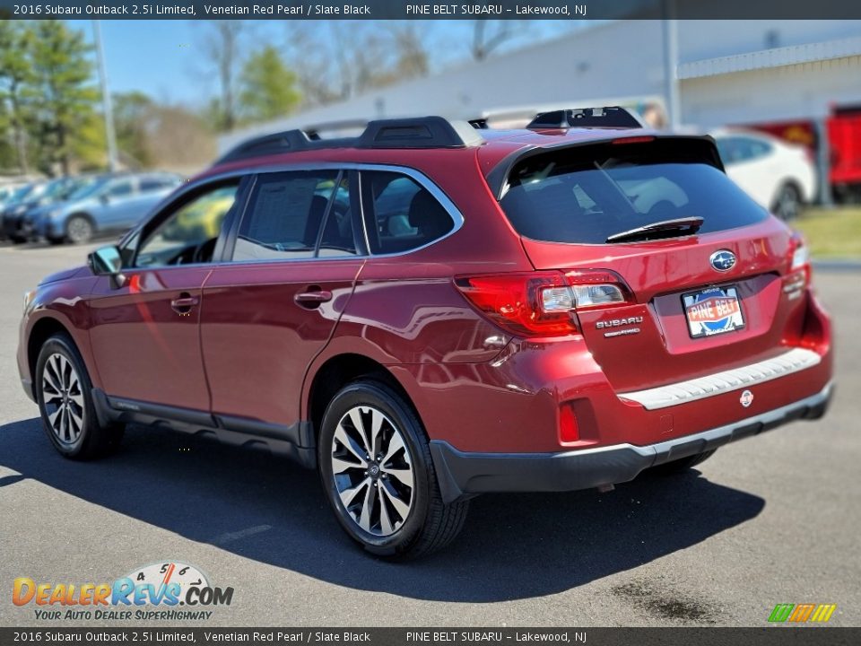 2016 Subaru Outback 2.5i Limited Venetian Red Pearl / Slate Black Photo #19
