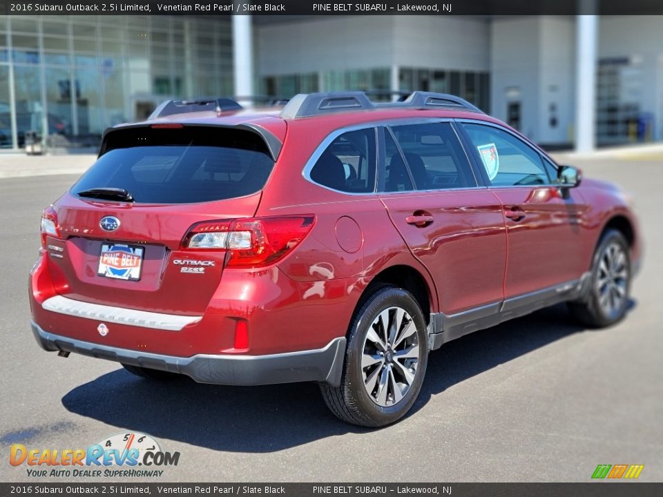 2016 Subaru Outback 2.5i Limited Venetian Red Pearl / Slate Black Photo #21