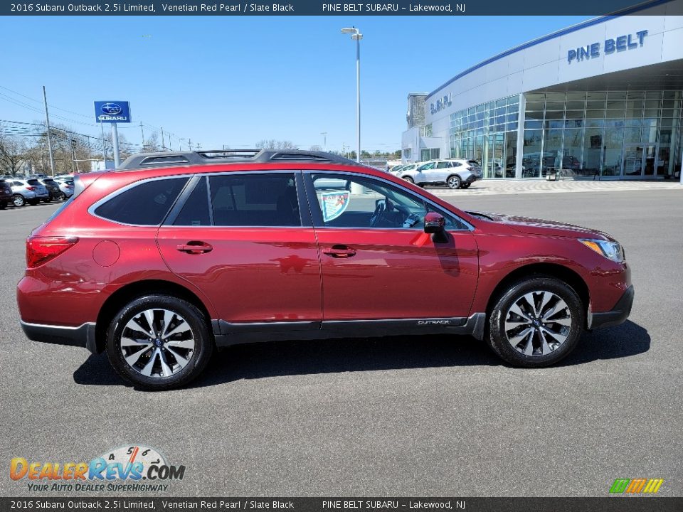 2016 Subaru Outback 2.5i Limited Venetian Red Pearl / Slate Black Photo #22