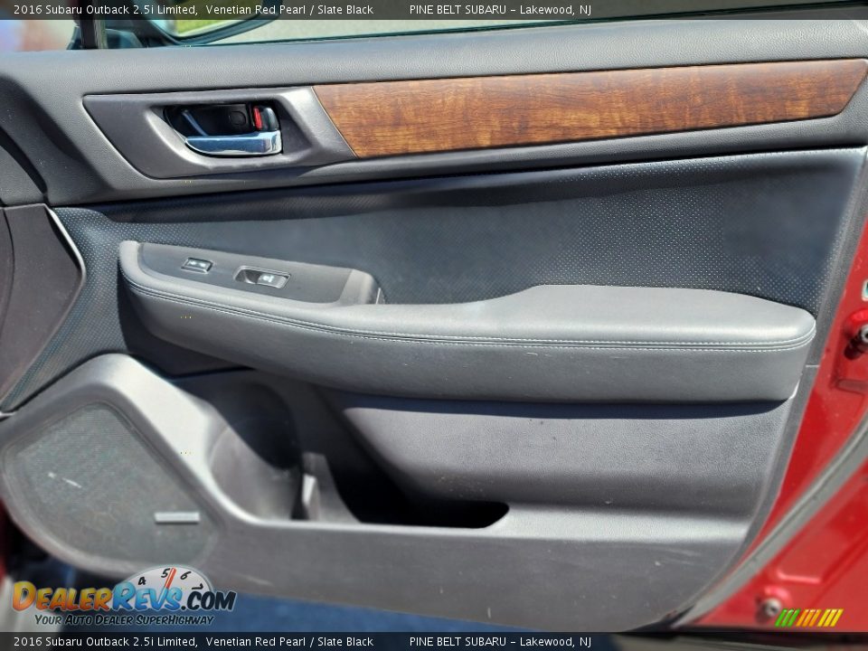 2016 Subaru Outback 2.5i Limited Venetian Red Pearl / Slate Black Photo #24