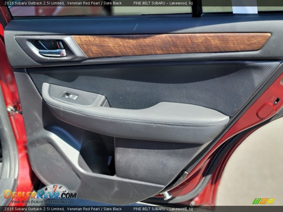 2016 Subaru Outback 2.5i Limited Venetian Red Pearl / Slate Black Photo #26