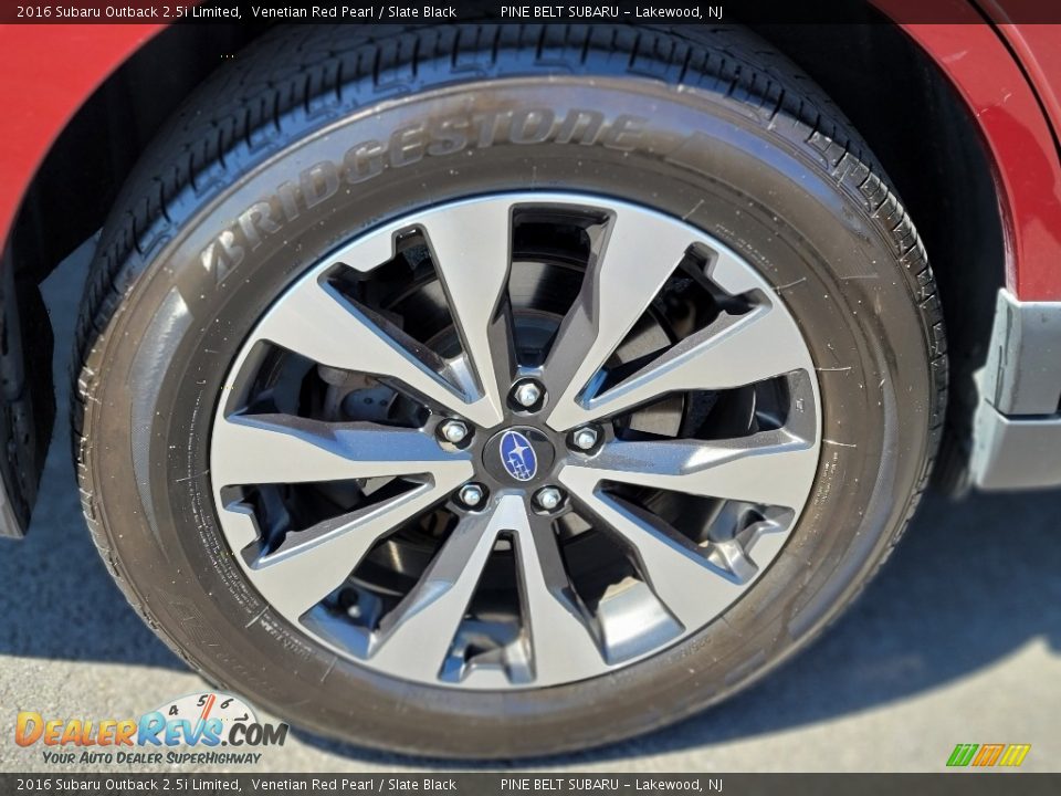 2016 Subaru Outback 2.5i Limited Venetian Red Pearl / Slate Black Photo #28