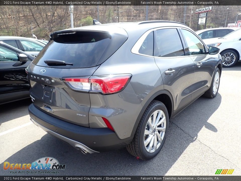 2021 Ford Escape Titanium 4WD Hybrid Carbonized Gray Metallic / Ebony/Sandstone Photo #2