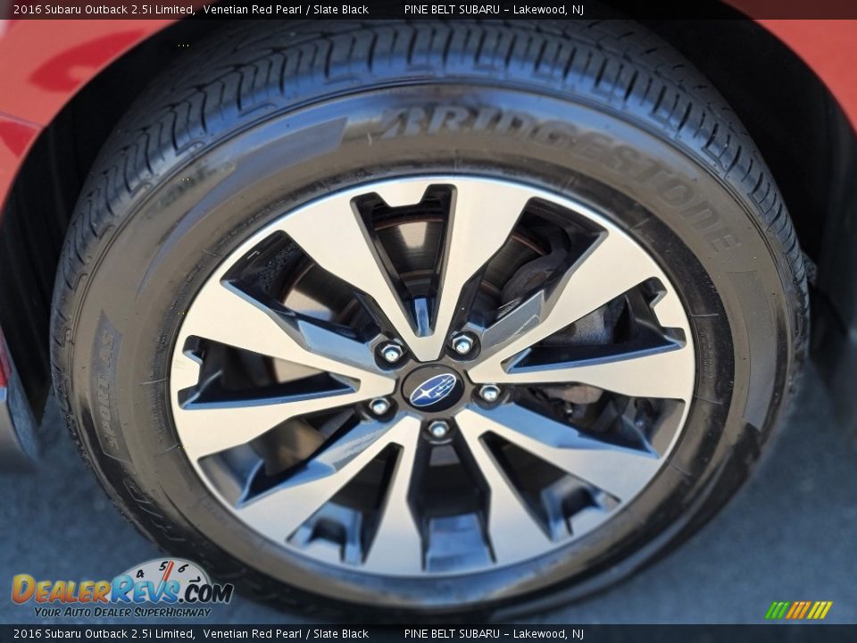 2016 Subaru Outback 2.5i Limited Venetian Red Pearl / Slate Black Photo #32