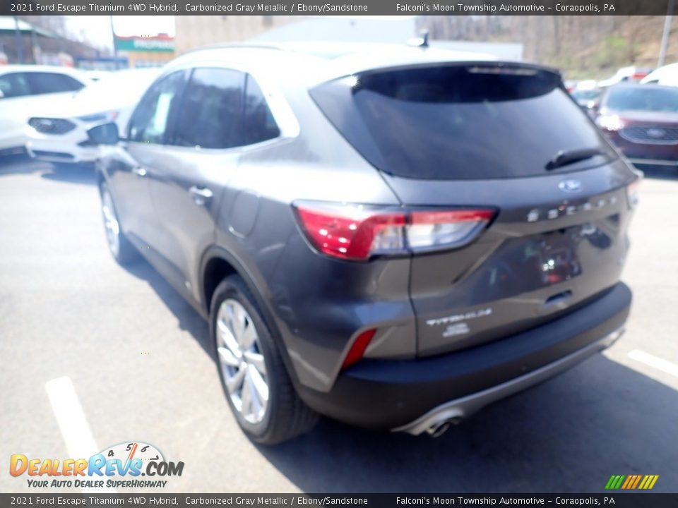 2021 Ford Escape Titanium 4WD Hybrid Carbonized Gray Metallic / Ebony/Sandstone Photo #6