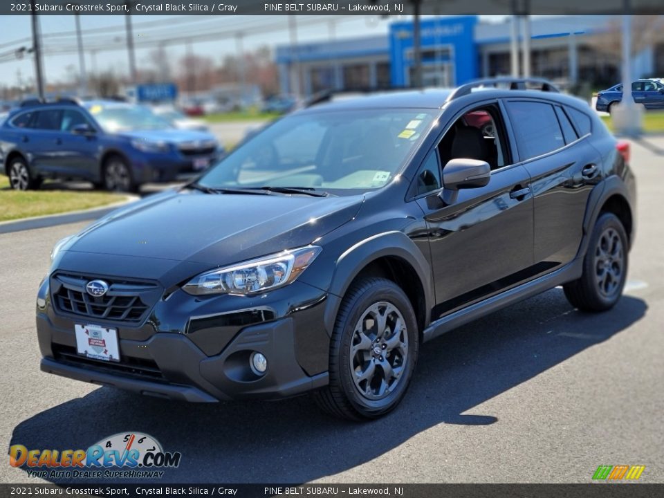 2021 Subaru Crosstrek Sport Crystal Black Silica / Gray Photo #1