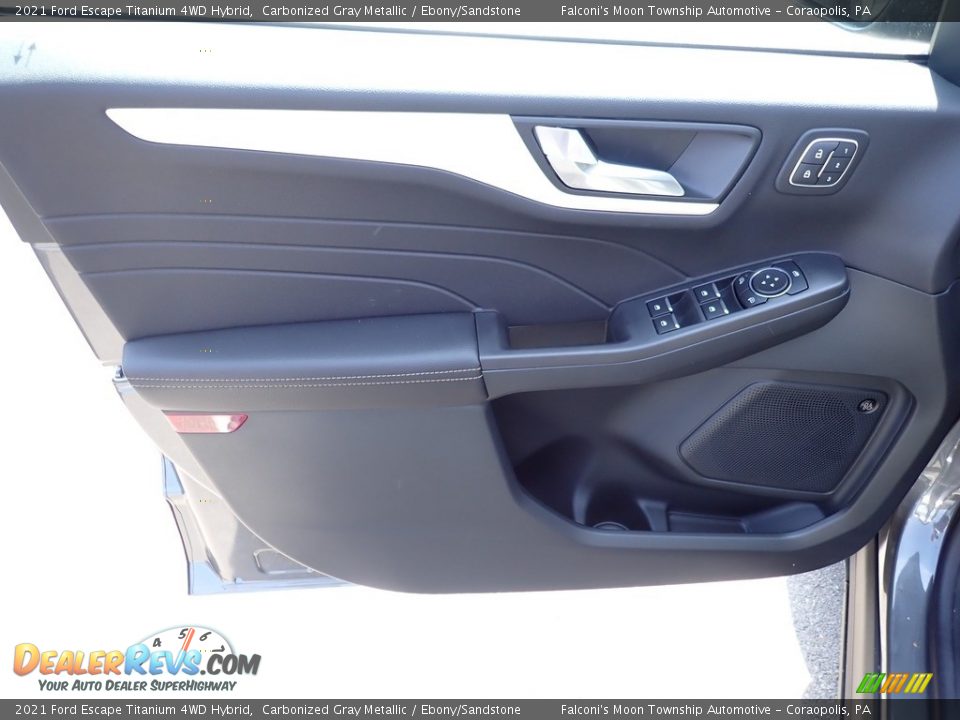 2021 Ford Escape Titanium 4WD Hybrid Carbonized Gray Metallic / Ebony/Sandstone Photo #11