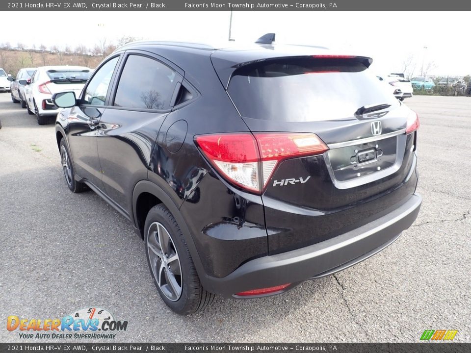 2021 Honda HR-V EX AWD Crystal Black Pearl / Black Photo #2