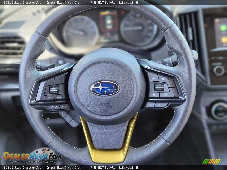 2021 Subaru Crosstrek Sport Crystal Black Silica / Gray Photo #10