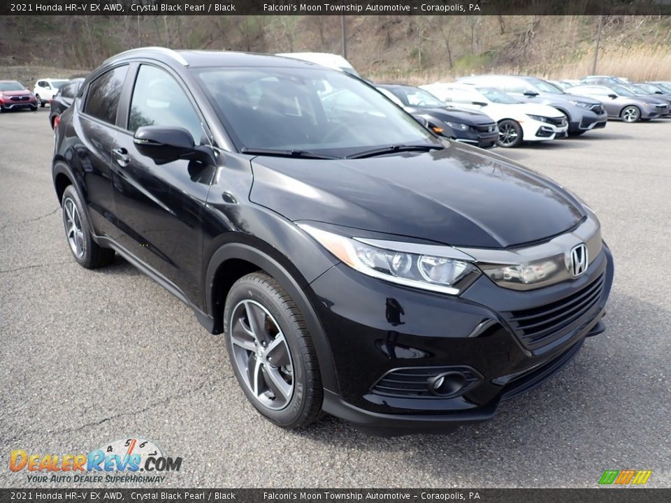 2021 Honda HR-V EX AWD Crystal Black Pearl / Black Photo #5