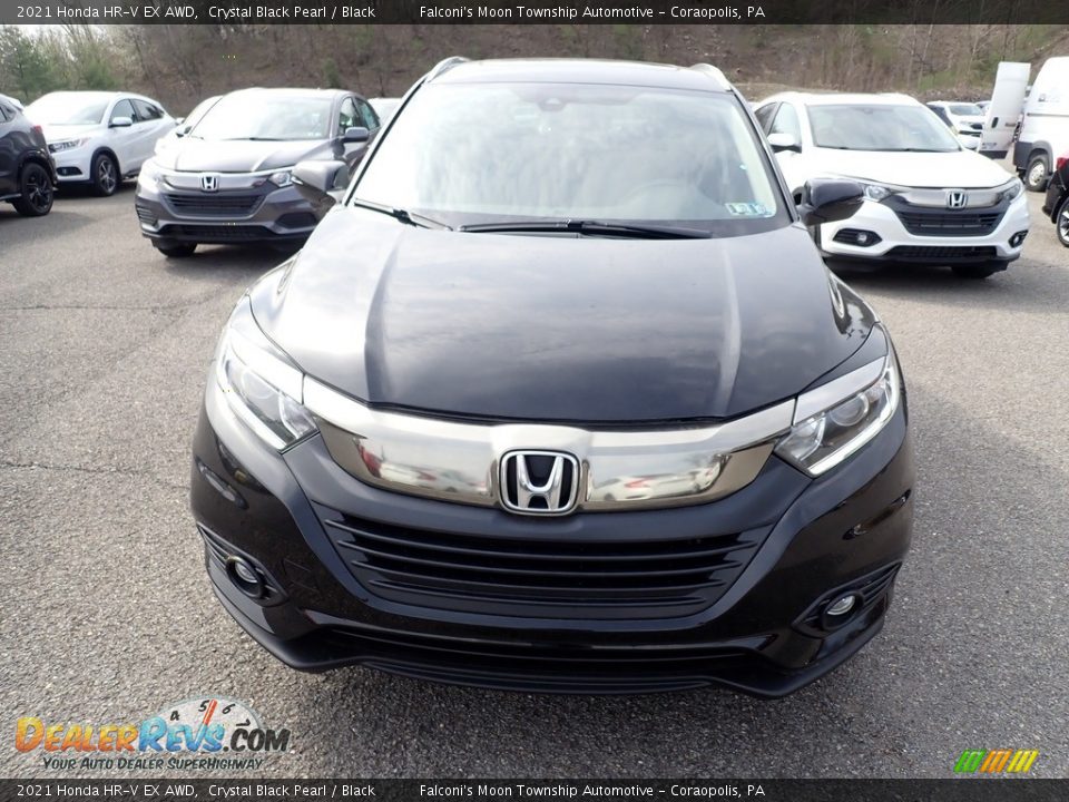 2021 Honda HR-V EX AWD Crystal Black Pearl / Black Photo #6