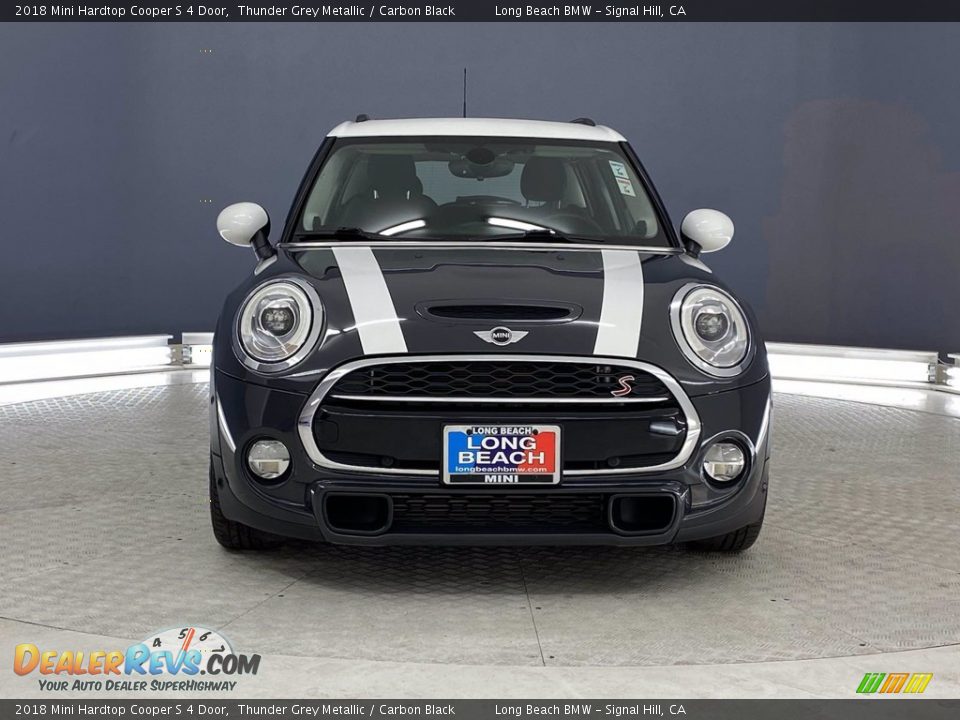 2018 Mini Hardtop Cooper S 4 Door Thunder Grey Metallic / Carbon Black Photo #2