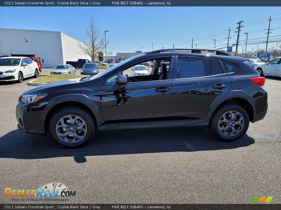 2021 Subaru Crosstrek Sport Crystal Black Silica / Gray Photo #16