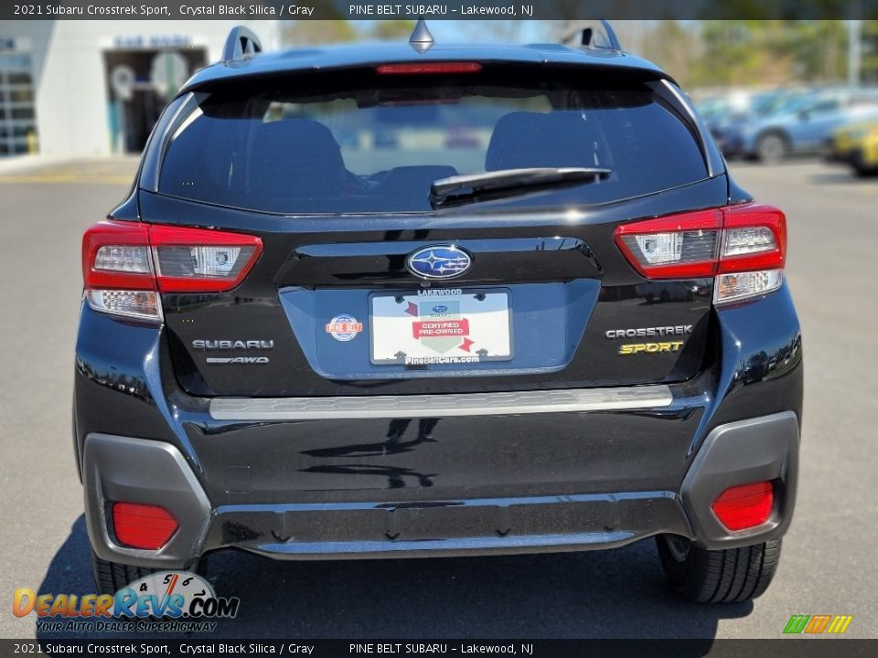 2021 Subaru Crosstrek Sport Crystal Black Silica / Gray Photo #18