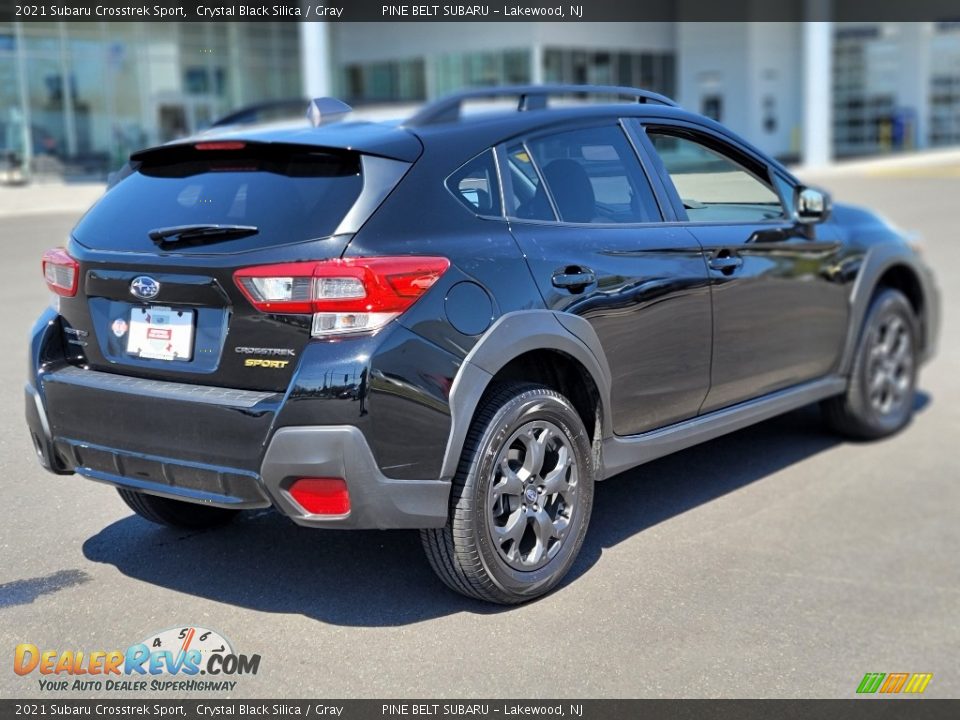 2021 Subaru Crosstrek Sport Crystal Black Silica / Gray Photo #19