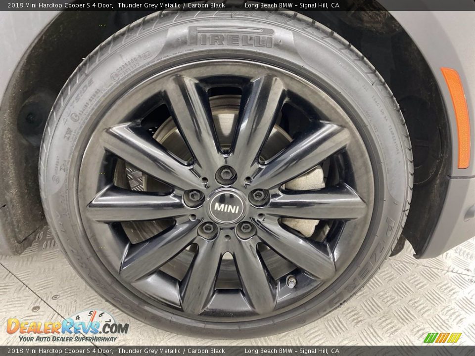 2018 Mini Hardtop Cooper S 4 Door Thunder Grey Metallic / Carbon Black Photo #6