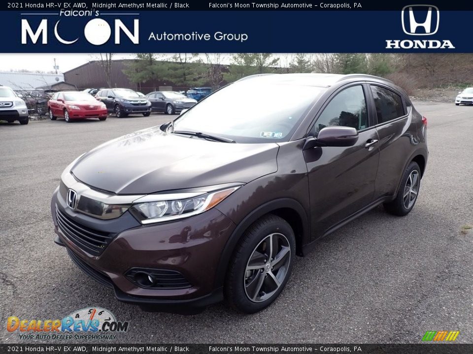 2021 Honda HR-V EX AWD Midnight Amethyst Metallic / Black Photo #1