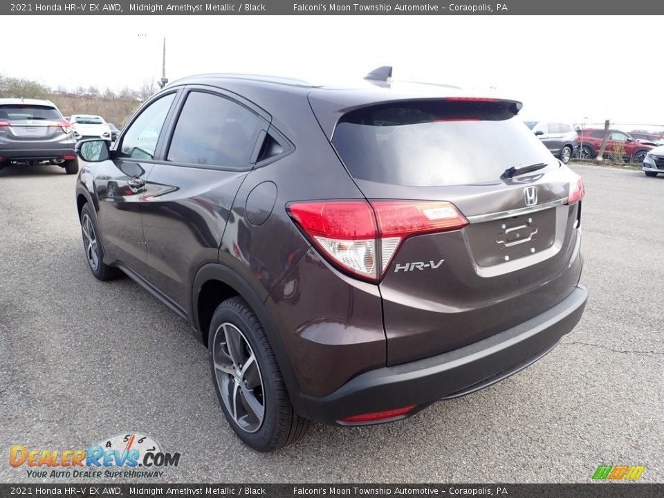 2021 Honda HR-V EX AWD Midnight Amethyst Metallic / Black Photo #2