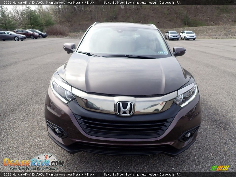 2021 Honda HR-V EX AWD Midnight Amethyst Metallic / Black Photo #6