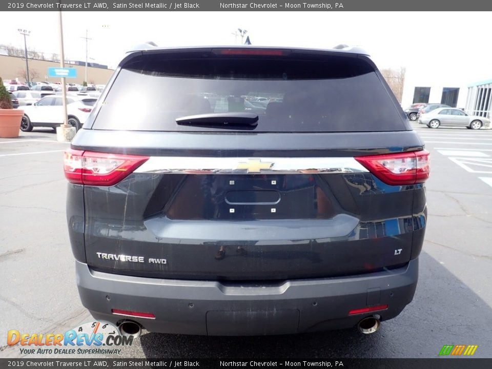 2019 Chevrolet Traverse LT AWD Satin Steel Metallic / Jet Black Photo #6