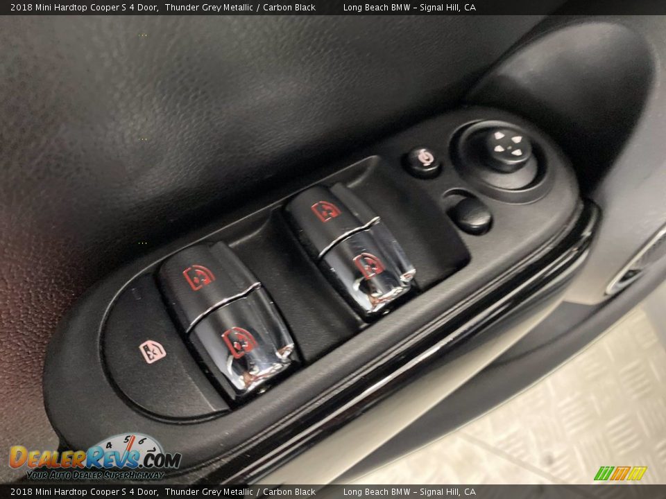 2018 Mini Hardtop Cooper S 4 Door Thunder Grey Metallic / Carbon Black Photo #14
