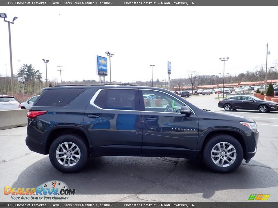 2019 Chevrolet Traverse LT AWD Satin Steel Metallic / Jet Black Photo #10