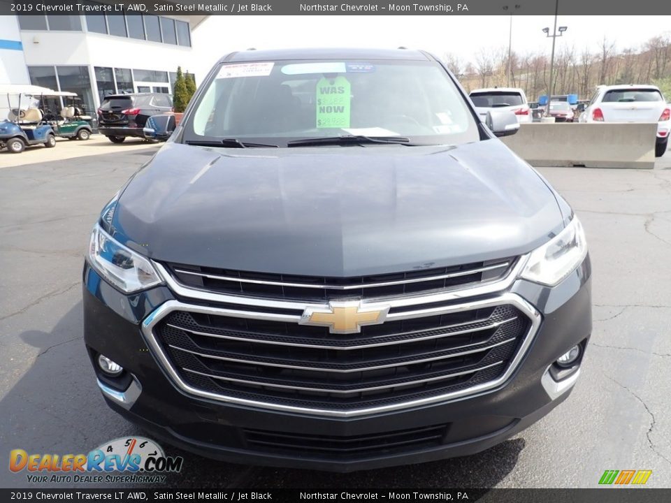 2019 Chevrolet Traverse LT AWD Satin Steel Metallic / Jet Black Photo #13