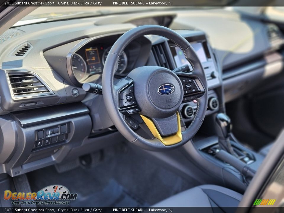 2021 Subaru Crosstrek Sport Crystal Black Silica / Gray Photo #34