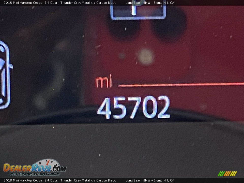 2018 Mini Hardtop Cooper S 4 Door Thunder Grey Metallic / Carbon Black Photo #22