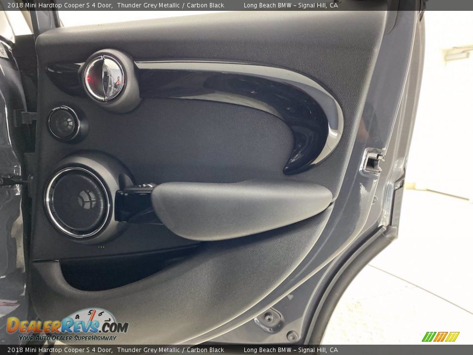 2018 Mini Hardtop Cooper S 4 Door Thunder Grey Metallic / Carbon Black Photo #34
