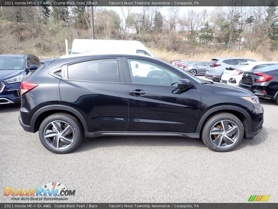 2021 Honda HR-V EX AWD Crystal Black Pearl / Black Photo #5