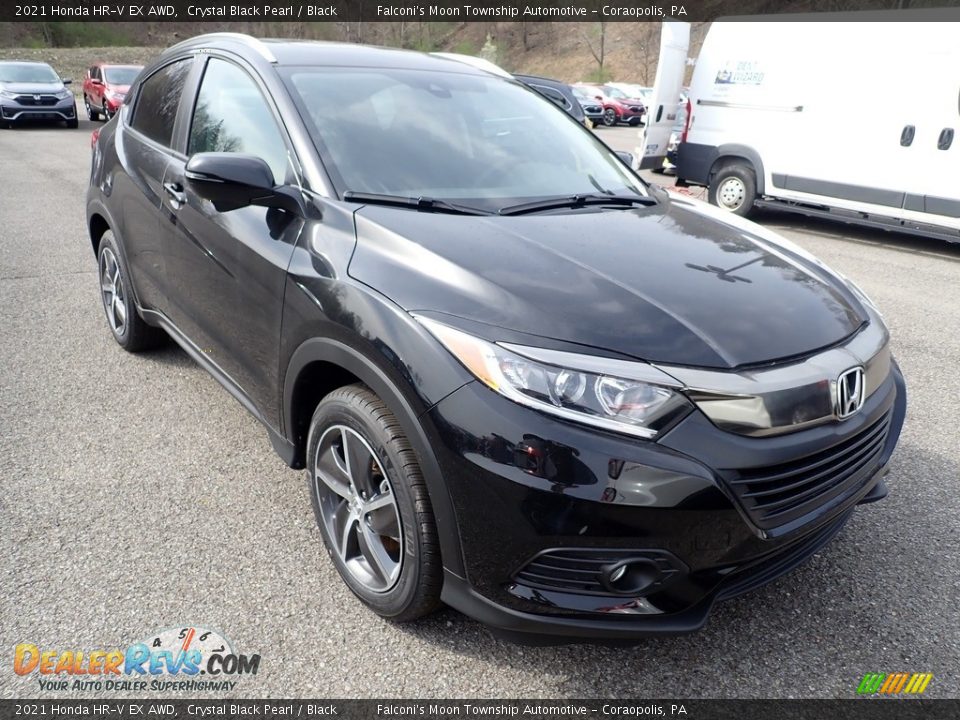 2021 Honda HR-V EX AWD Crystal Black Pearl / Black Photo #6