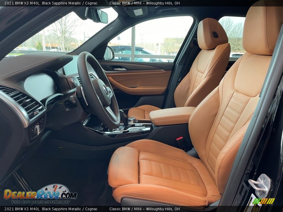 Cognac Interior - 2021 BMW X3 M40i Photo #3