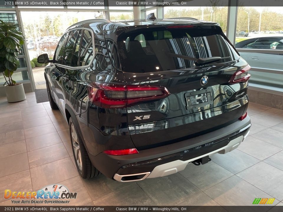 2021 BMW X5 xDrive40i Black Sapphire Metallic / Coffee Photo #2