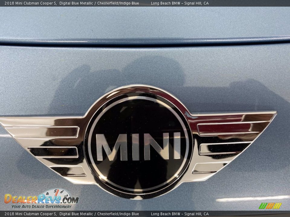 2018 Mini Clubman Cooper S Digital Blue Metallic / Chesterfield/Indigo Blue Photo #8