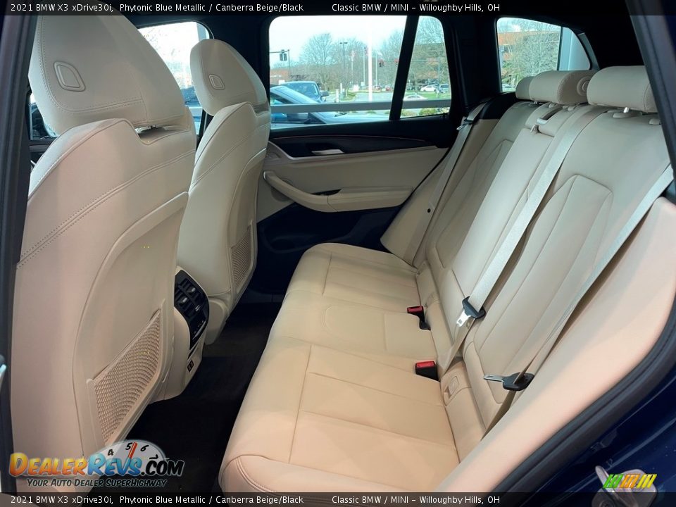 2021 BMW X3 xDrive30i Phytonic Blue Metallic / Canberra Beige/Black Photo #4