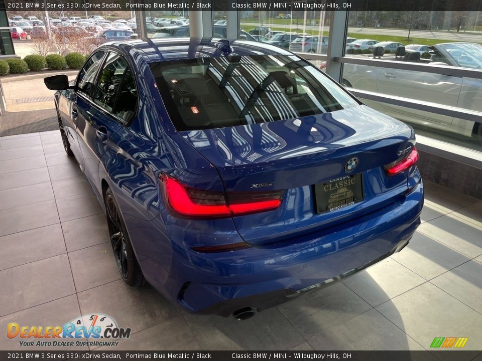 2021 BMW 3 Series 330i xDrive Sedan Portimao Blue Metallic / Black Photo #2