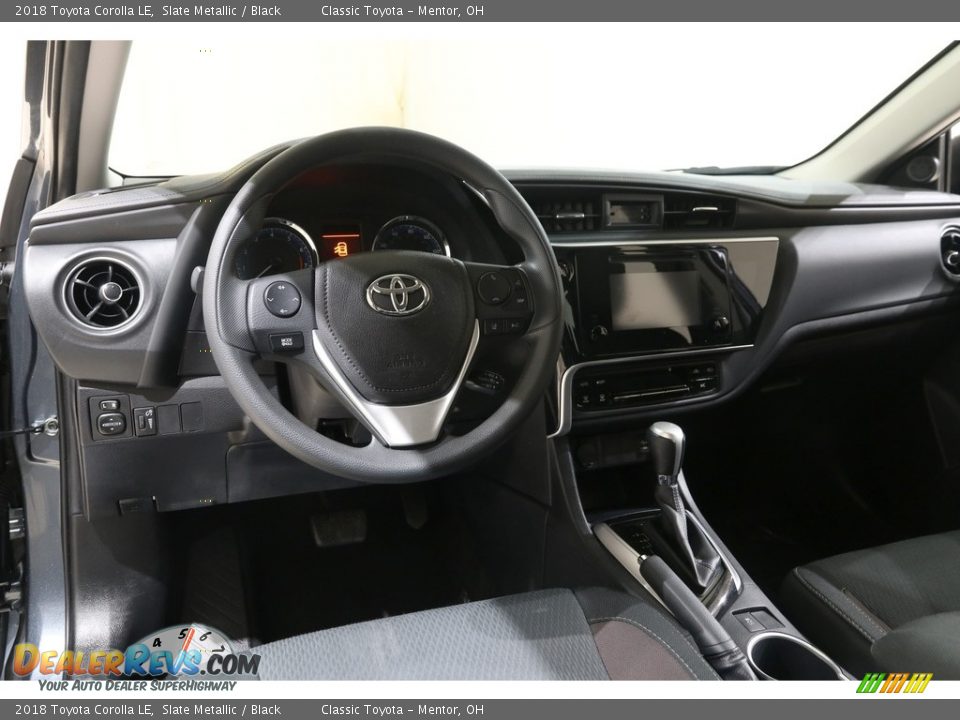2018 Toyota Corolla LE Slate Metallic / Black Photo #6